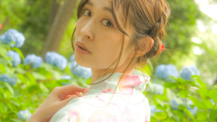 あじさい撮影会(桐谷流華さん)